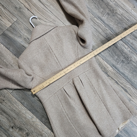 Gold Shimmer Pea Coat - Picture 9 of 9